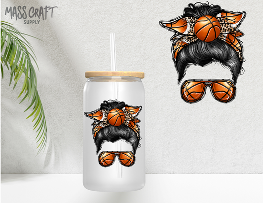 Basketball Bun UV DTF Decal