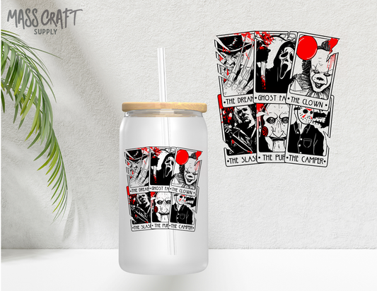 Men of Halloween Cards UV DTF Decal