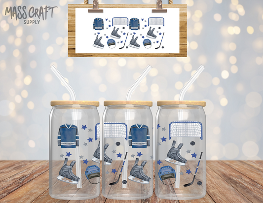 Hockey Time UV DTF Wrap