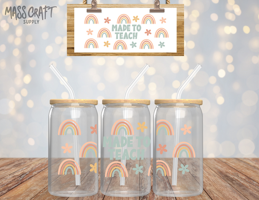 Boho Made to Teach UV DTF Wrap