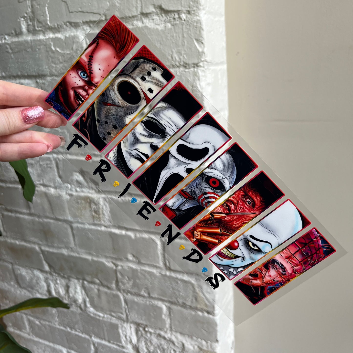 Men of Halloween FRIENDS UV DTF Wrap