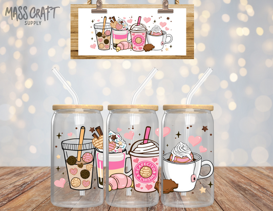 Pink Latte UV DTF Wrap