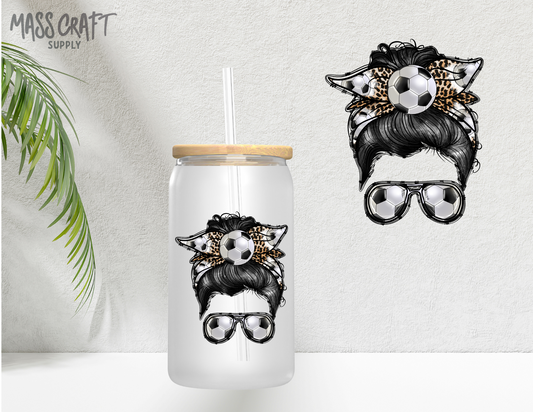 Soccer Bun UV DTF Decal