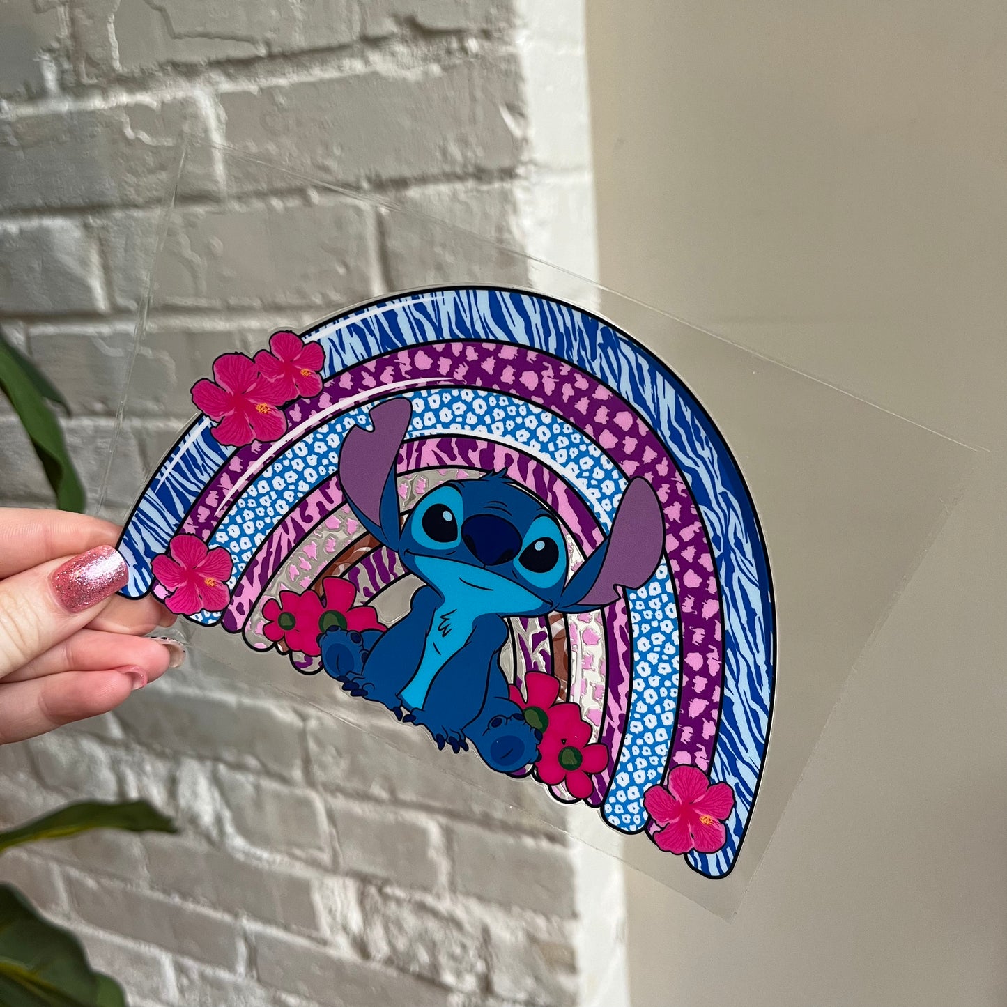 Stch Rainbow UV DTF Decal