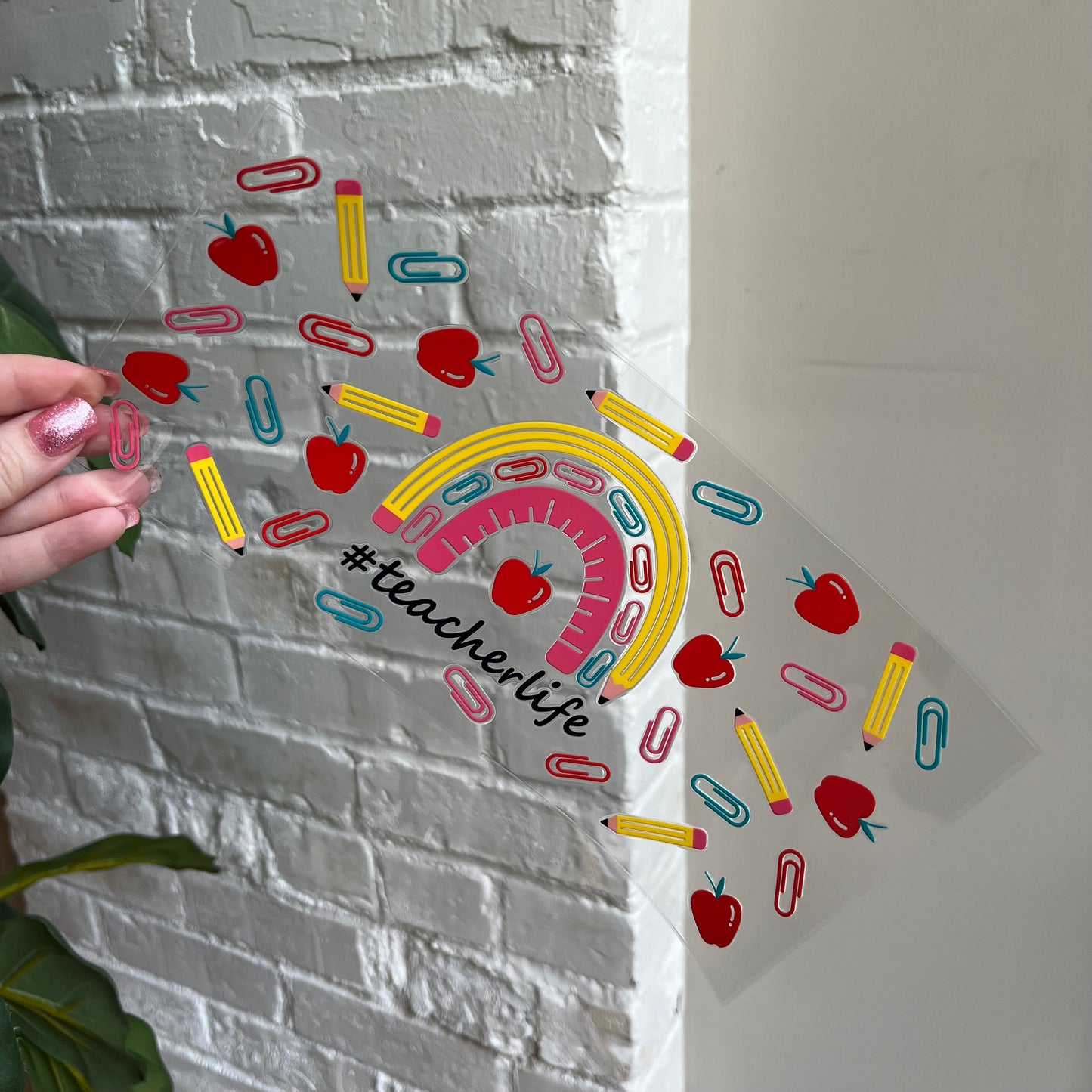 Teacher Life UV DTF Wrap