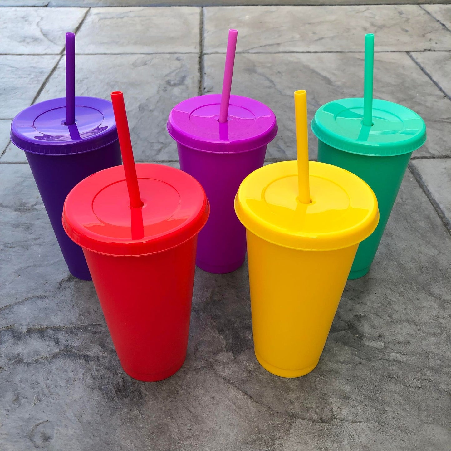 24oz Solid Cold Cups