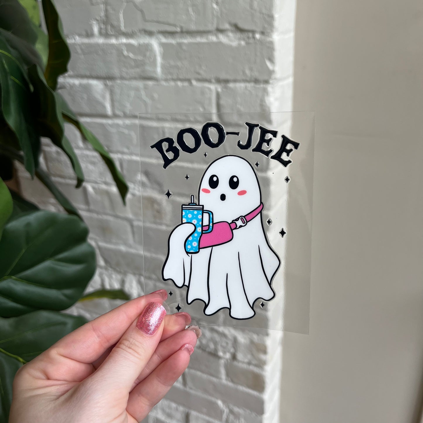 Boo-Jee Ghost UV DTF Decal