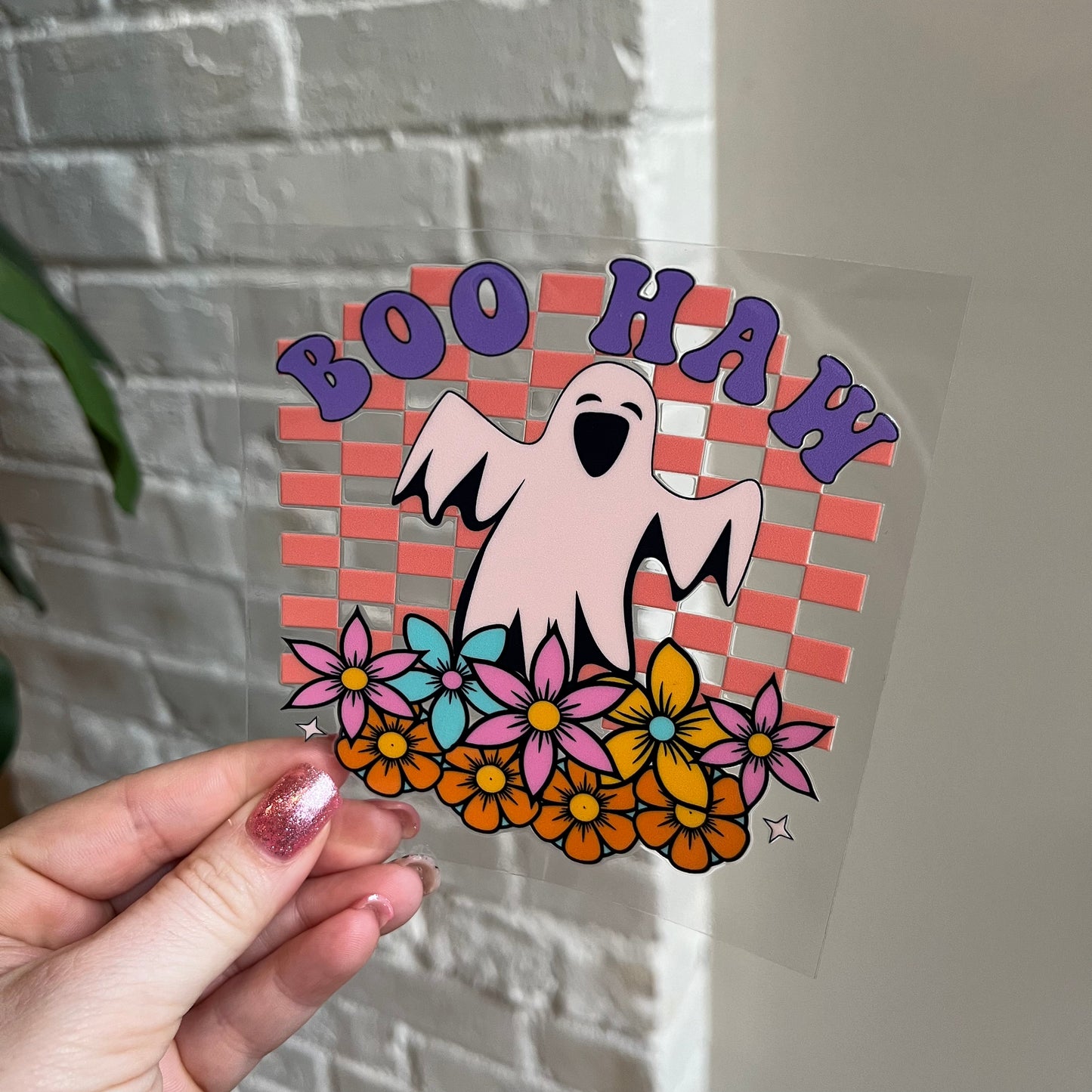 Boo Haw UV DTF Decal