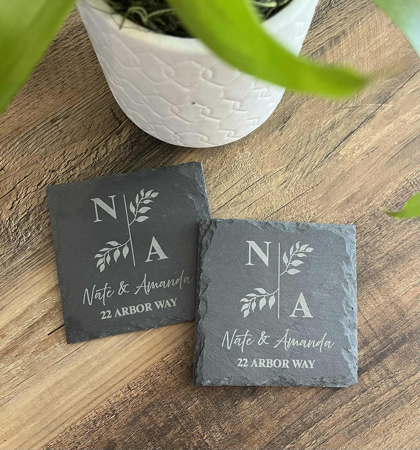 Engraved Slate Coaster