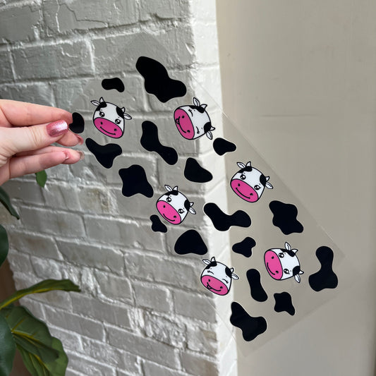 Cow & Print UV DTF Wrap