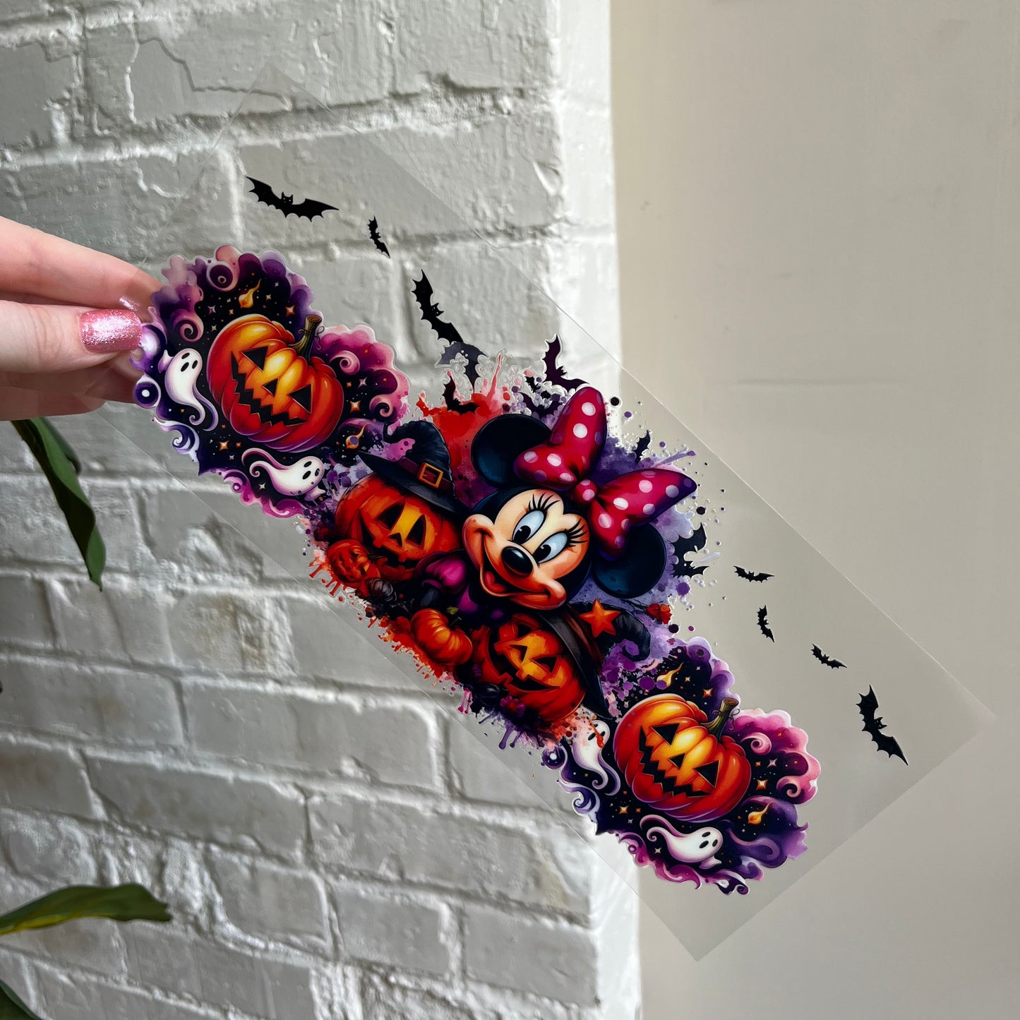 Minnie Halloween UV DTF Wrap