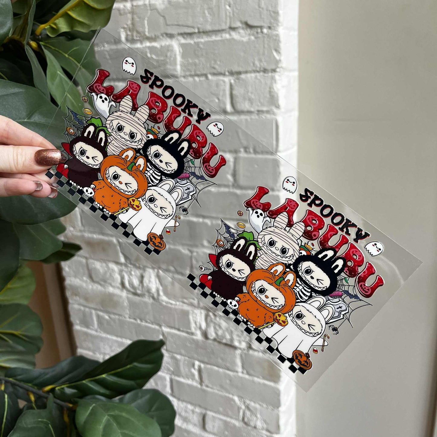 Spooky Labubu UV DTF Wrap