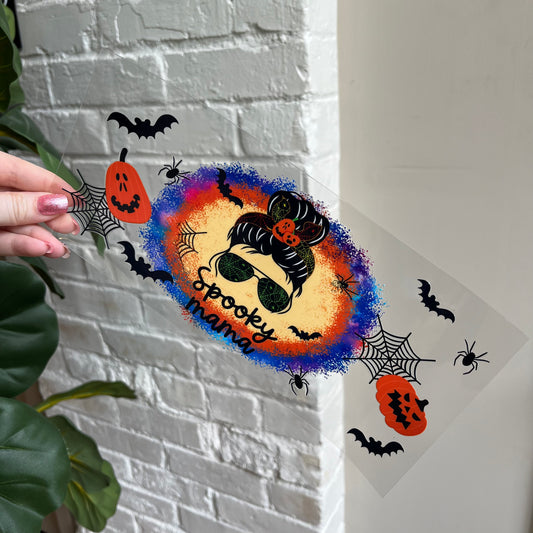 Spooky Mama UV DTF Wrap