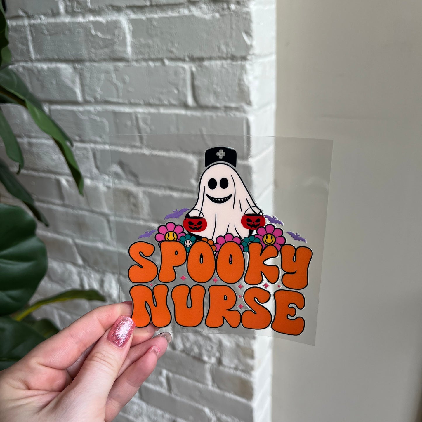 Spooky Nurse UV DTF Decal