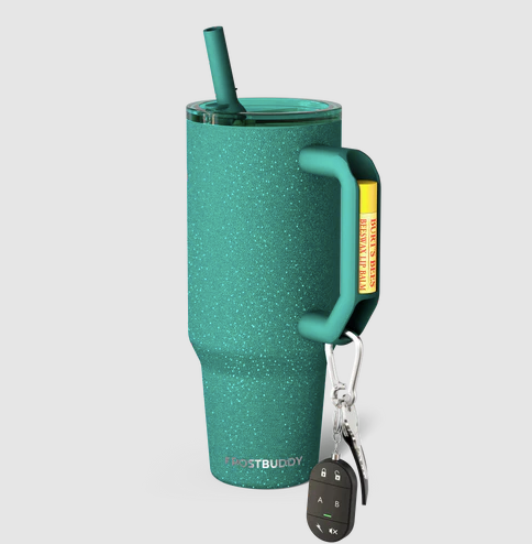 Thicc Buddy 40oz | Teal Glitz