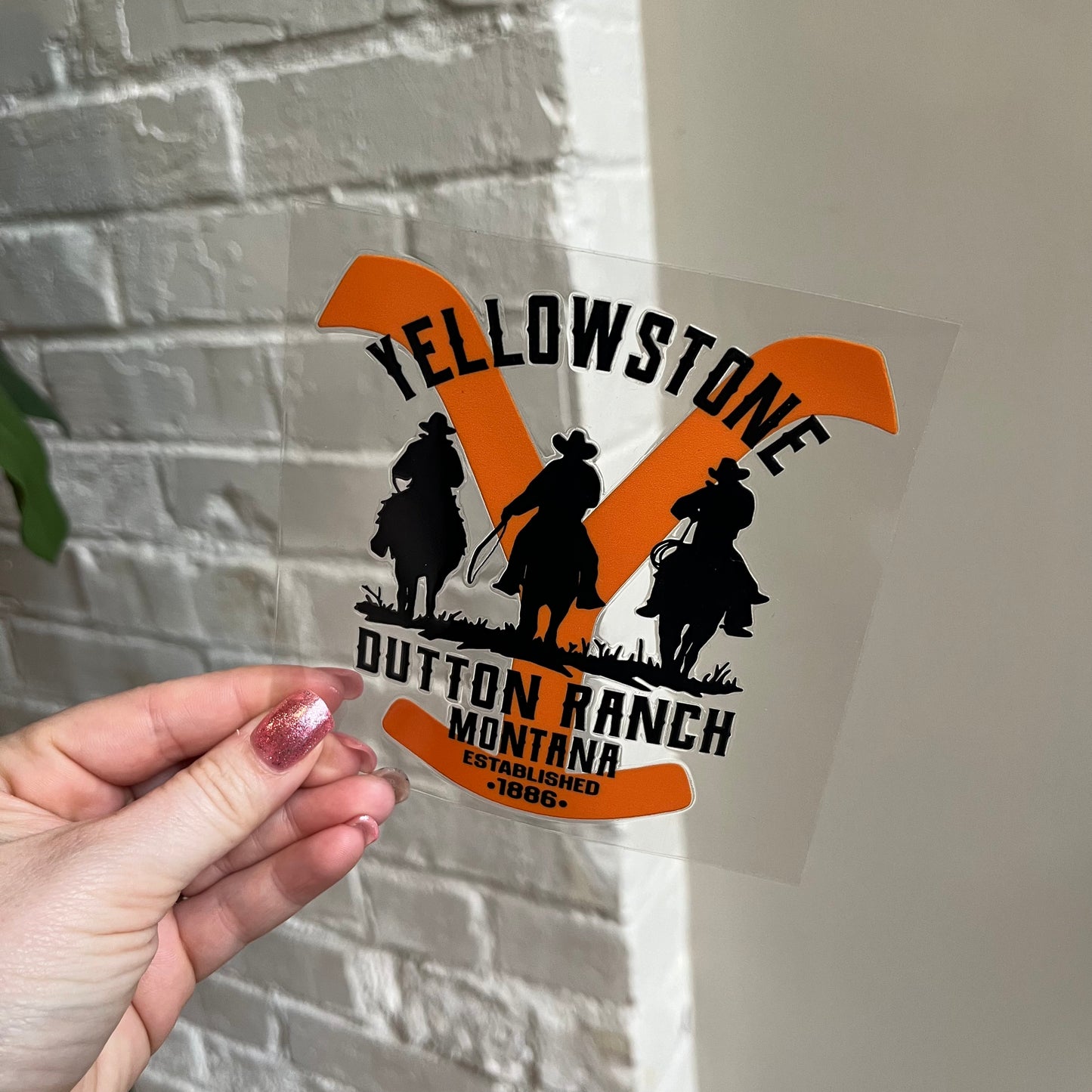 Yellowstone UV DTF Decal