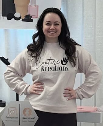 Kylee Gomes the founder and owner of Couture Kreations, a Custom Promotional Products company.