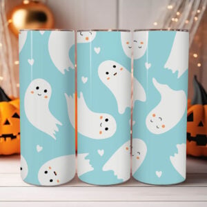 20 oz Skinny Tumbler - Ghost Blue