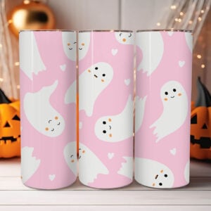 20 oz Skinny Tumbler - Ghost Pink