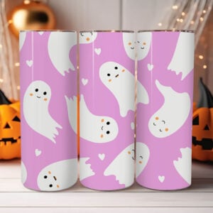 20 oz Skinny Tumbler - Ghost Purple